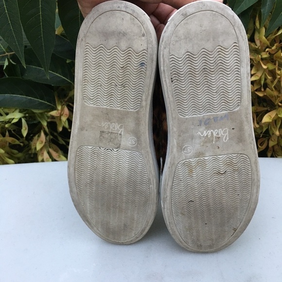 Boden Leopard Print Calf Hair Slip On Sneakers 37 - Picture 6 of 8